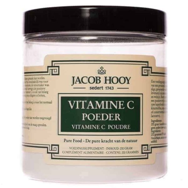 Baak Detailhandel Jacob Hooy Vitamine C Poeder Pure Food 200 Gram 700