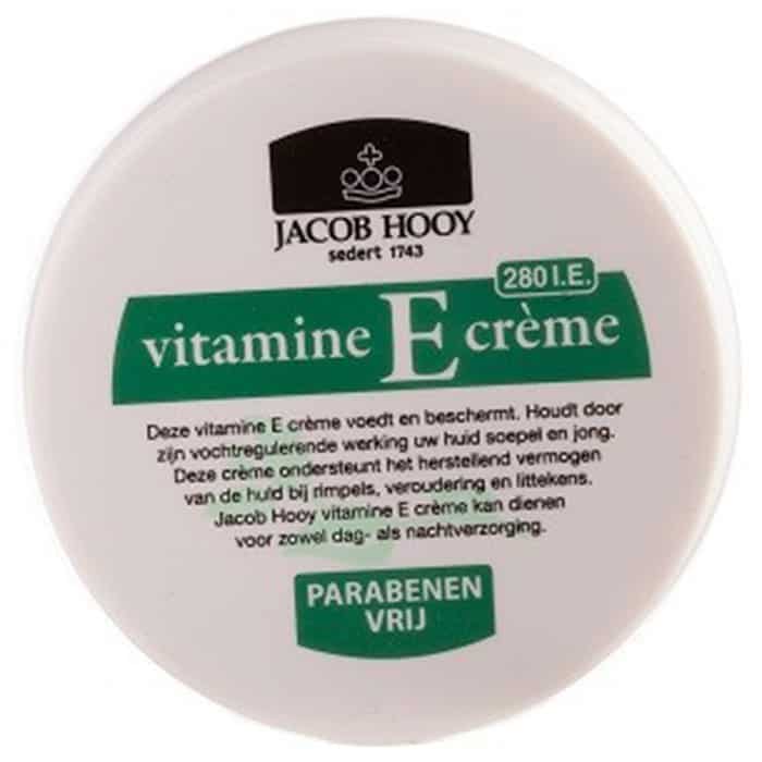 Antarctica Publicatie Helder op Jacob Hooy Vitamine E crème huidverzorging pot 140ml | Baak Detailhandel
