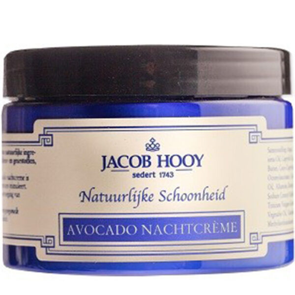 04805 Avocado Nachtcreme Jacob Hooy Baak Detailhandel