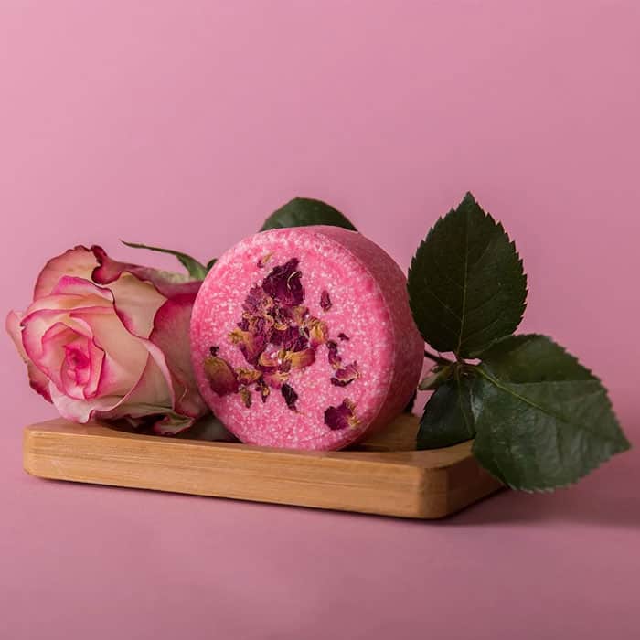 La Vie En Rose Natural Shampoo Bar Happy Soaps Baak Detailhandel